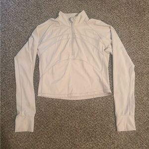 Women's White Long Sleeve Top